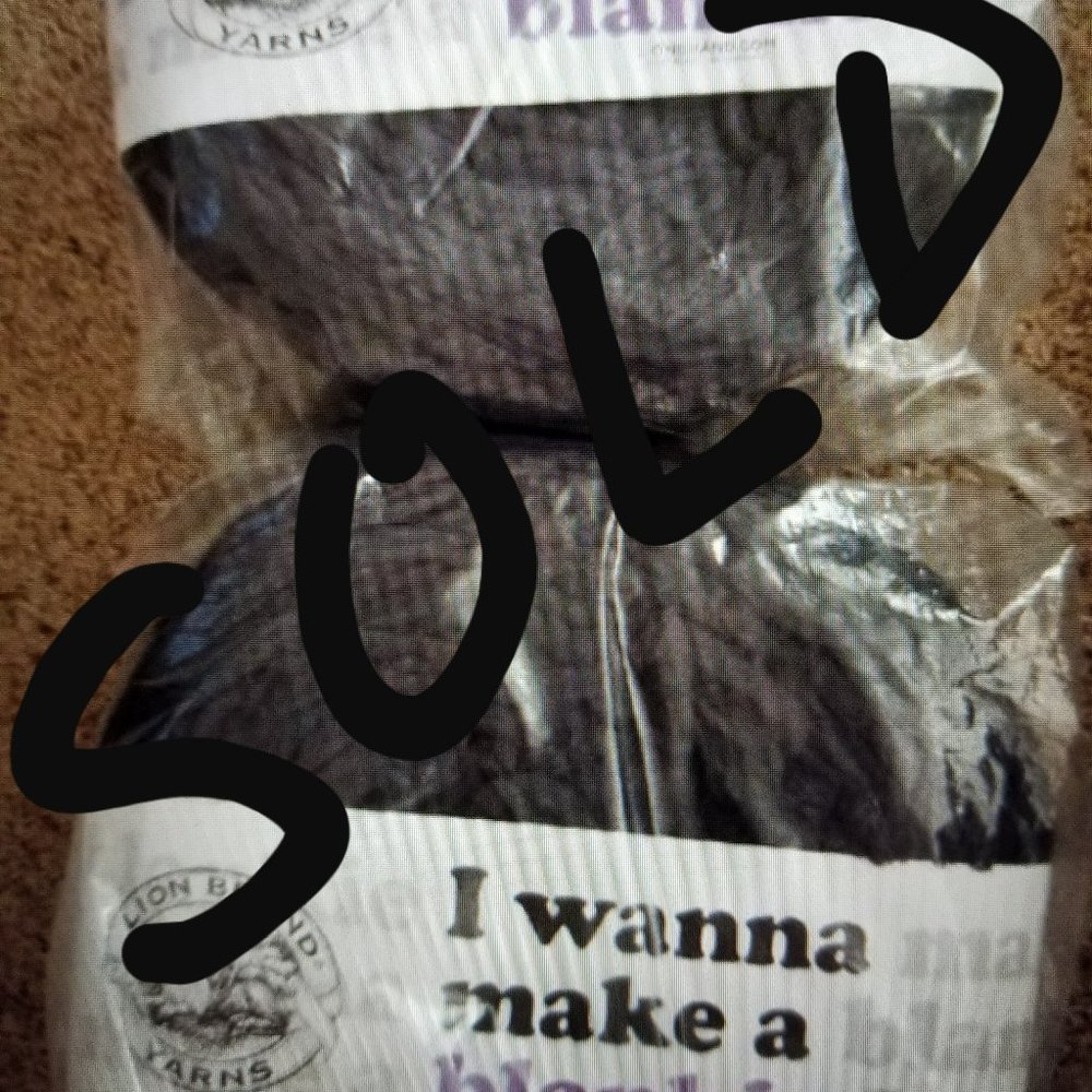 I Wanna Make A Blankie Yarn--SOLD